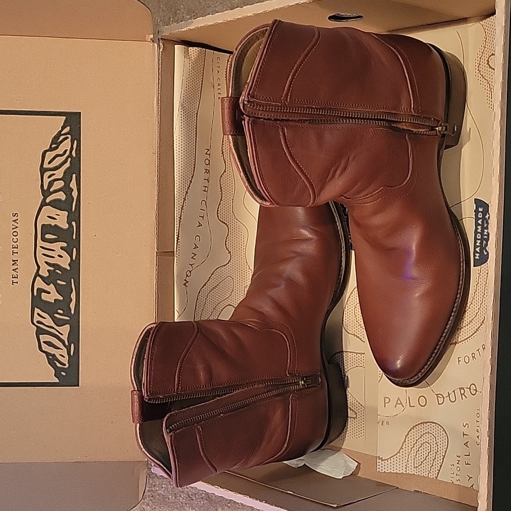 Mens genuine leather Tecovas boots